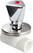 Вентиль с хромированной рукояткой Valtec 20