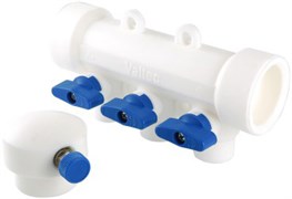 Коллектор с шаровыми кранами Valtec 40x20x5 вых