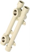Водорозетка проходная WAVIN EKOPLASTIK ВР (компл. 2 шт) 20 х 1/2"