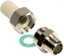 Муфта разъемная WAVIN EKOPLASTIK НР 20 x 1/2&quot;