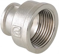 Муфта переходная латунная никелированная ВВ Valtec 1/2" x 3/8"