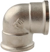 Угольник ВВ никелированный Tiemme 1/2"