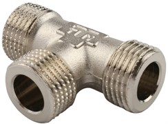 Тройник НН никелированный Tiemme 1/2"