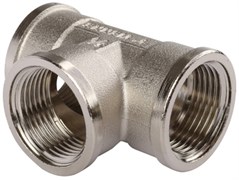 Тройник ВВ никелированный Tiemme 3/4"
