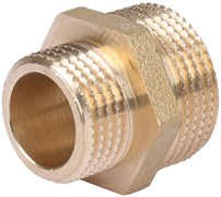 Ниппель переходной НН латунный Tiemme 1" х 1/2"