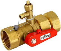 Запорный кран со сливом Reflex SU 1"