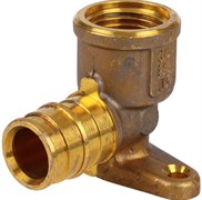 Водорозетка для крепления к стене L=43мм для сшитого полиэтилена Uponor (Q&E) 20 x 1/2"
