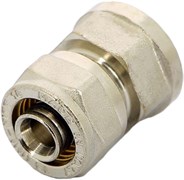 Муфта ВР обжимная для мeталлопластиковых труб Uni-Fitt 26 x 3/4"
