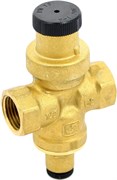 Редуктор давления Uni-fitt COMPACT 1/2", под радиальный манометр, латунный