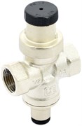 Редуктор давления Uni-fitt COMPACT 1/2", под радиальный манометр, никелированный
