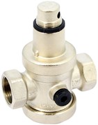 Редуктор давления Uni-fitt 3/4", под аксиальный манометр, никелированный