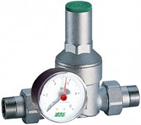 Редуктор давления Far 3/4", американка, хромированный, с манометром, FA 2815 34