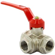 Кран шаровый Itap Ideal трехходовой (ручка) 3/8" тип T