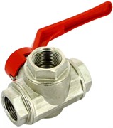 Кран шаровый Itap Ideal трехходовой (ручка) 2" тип L