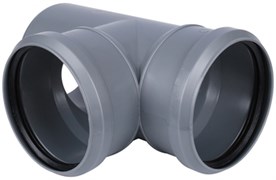 Тройник канализационный Sinikon Standart 110х110x87°