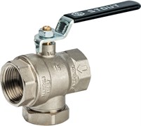 Кран шаровый Stout SVF ВВ с фильтром (ручка) 1"
