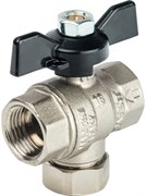 Кран шаровой Stout SVF ВВ с фильтром (бабочка) 1/2&quot;