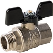 Кран шаровый Stout SVB НВ (бабочка) 1/2"