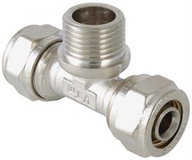 Тройник НР обжимной для мeталлопластиковых труб Valtec 26 x 1"