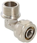 Угол НР обжимной для мeталлопластиковых труб Valtec 16 x 3/4"
