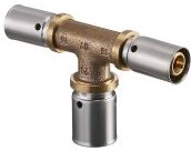 Тройник пресс с увеличенным отводом Oventrop Cofit P 26 х 32 х 26