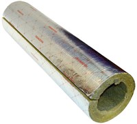 Цилиндр навивной минеральная вата ROCKWOOL 100 кашированный фольгой 50/108 L=1м