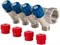 Коллектор Valtec регулирующий 3/4" (Вр-Нр), 4 вых x 1/2" НР, под евроконус - фото 32370