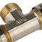 Тройник НР обжимной для мeталлопластиковых труб Stout 20 x 1/2" - фото 49225