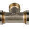 Тройник НР обжимной для мeталлопластиковых труб Stout 20 x 1/2" - фото 49226