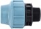 Муфта компрессионная для ПНД труб пластиковая Unidelta НР 16 х 3/8" - фото 61199