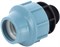 Муфта компрессионная для ПНД труб пластиковая Unidelta НР 32 х 3/4" - фото 61227