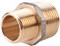 Ниппель редукционный НН Viega 1/2" x 1/4" (бронза) - фото 66953