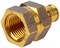 Муфта ВР для сшитого полиэтилена Uponor (Q&E) 25 x 3/4" - фото 67761